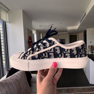 Christian Dior oblique embroid sneakers